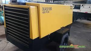 Compressor de Ar Usado Atlas Copco modelo XA 186 Venda Belo Horizonte